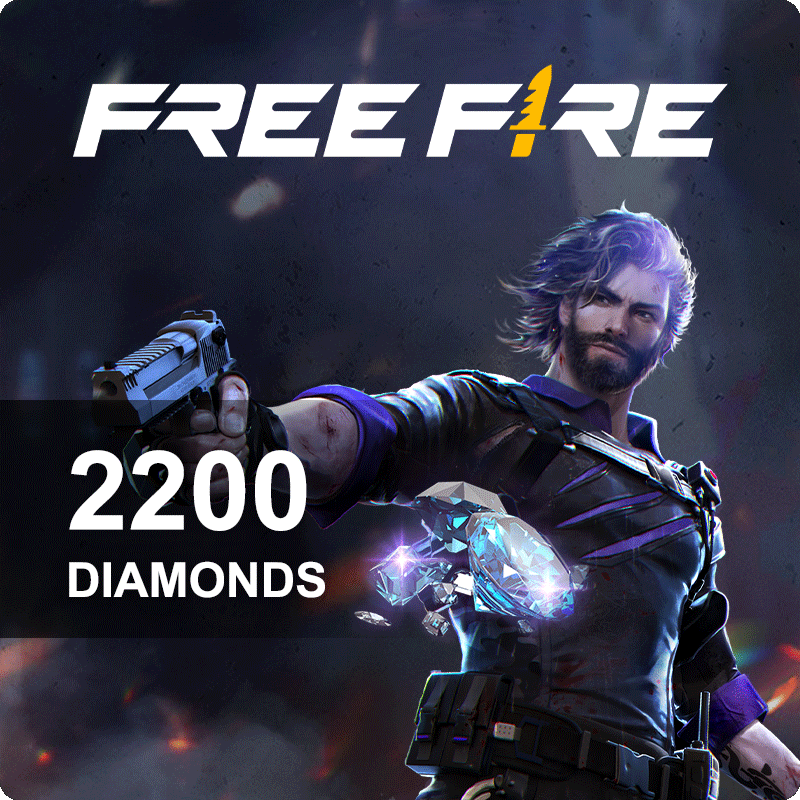 Free Fire - 2200 Diamonds, Código de Garena barato